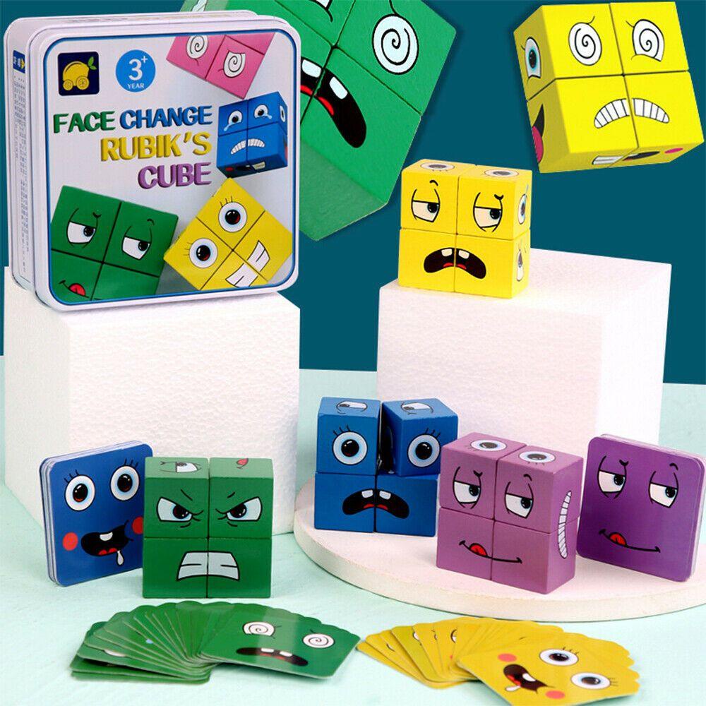 CHOOKEY Bộ Đồ Chơi Xếp Hình Bằng Gỗ Có Chuông Vui Nhộn Cho Bé