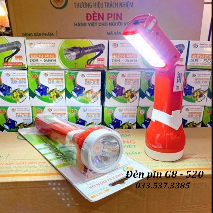 Đèn pin led, đèn pin led G8 520