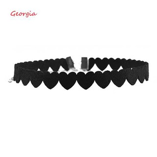 Dây chuyền Choker phối hình trái tim thời trang cho nữ