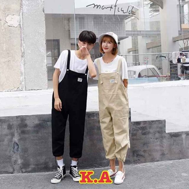 Set quần yếm bò 275k