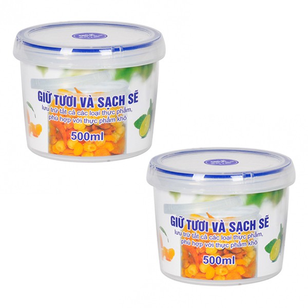 HỘP ĐỰNG THỰC PHẨM TRÒN 500ML Song Long