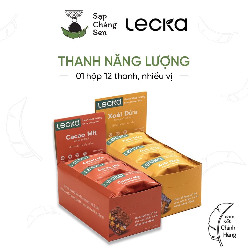 Thanh năng lượng (Lecka) | cacao mít, xoài dừa