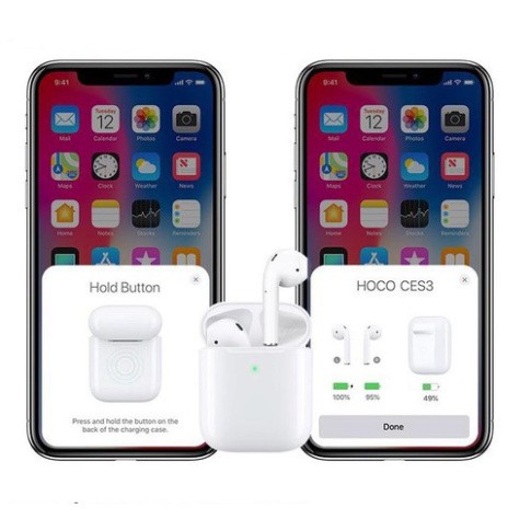🍄 [CHÍNH HÃNG] Tai Nghe Air.pods Bluetooth Khong Dây Wireless Ho.co CES3, Nghe Nhạc Liên Tục 3.5h, Hỗ Trợ Định Vị Đổi T | BigBuy360 - bigbuy360.vn