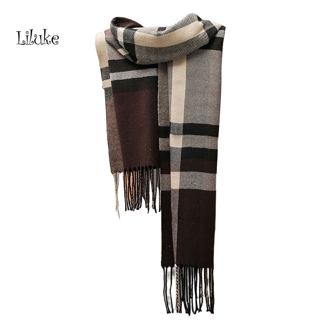 Khăn Choàng Cổ Dài Thời Trang Anh Quốc Cá Tính Cho Nam