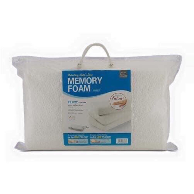 [LOCK&LOCK CHÍNH HÃNG] GỐI MEMORY FOAM 50D HÌNH CONG LOCK&LOCK - HLW111