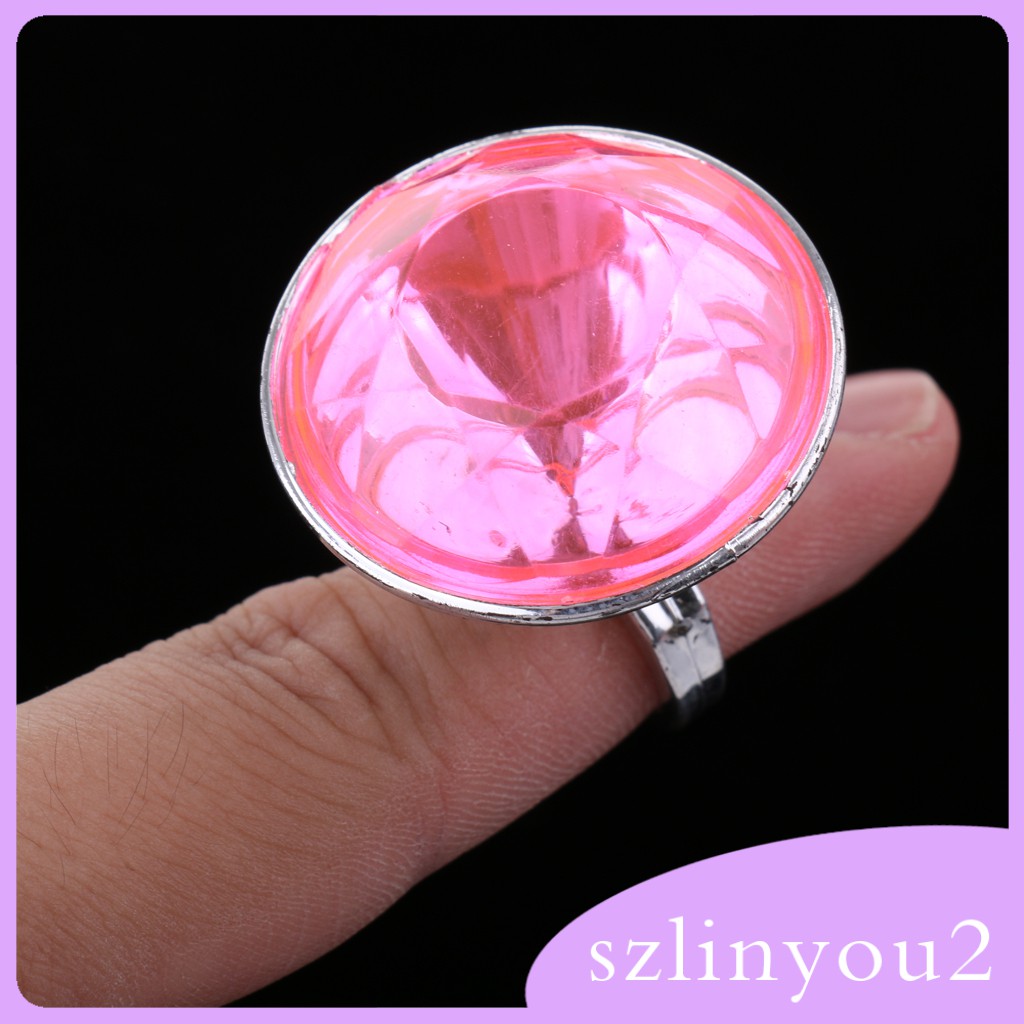 Còn Hàng Nhẫn Kim Cương Bằng Nhựa Giải Thưởng Lễ Hội Trường Học Cho Trẻ Em