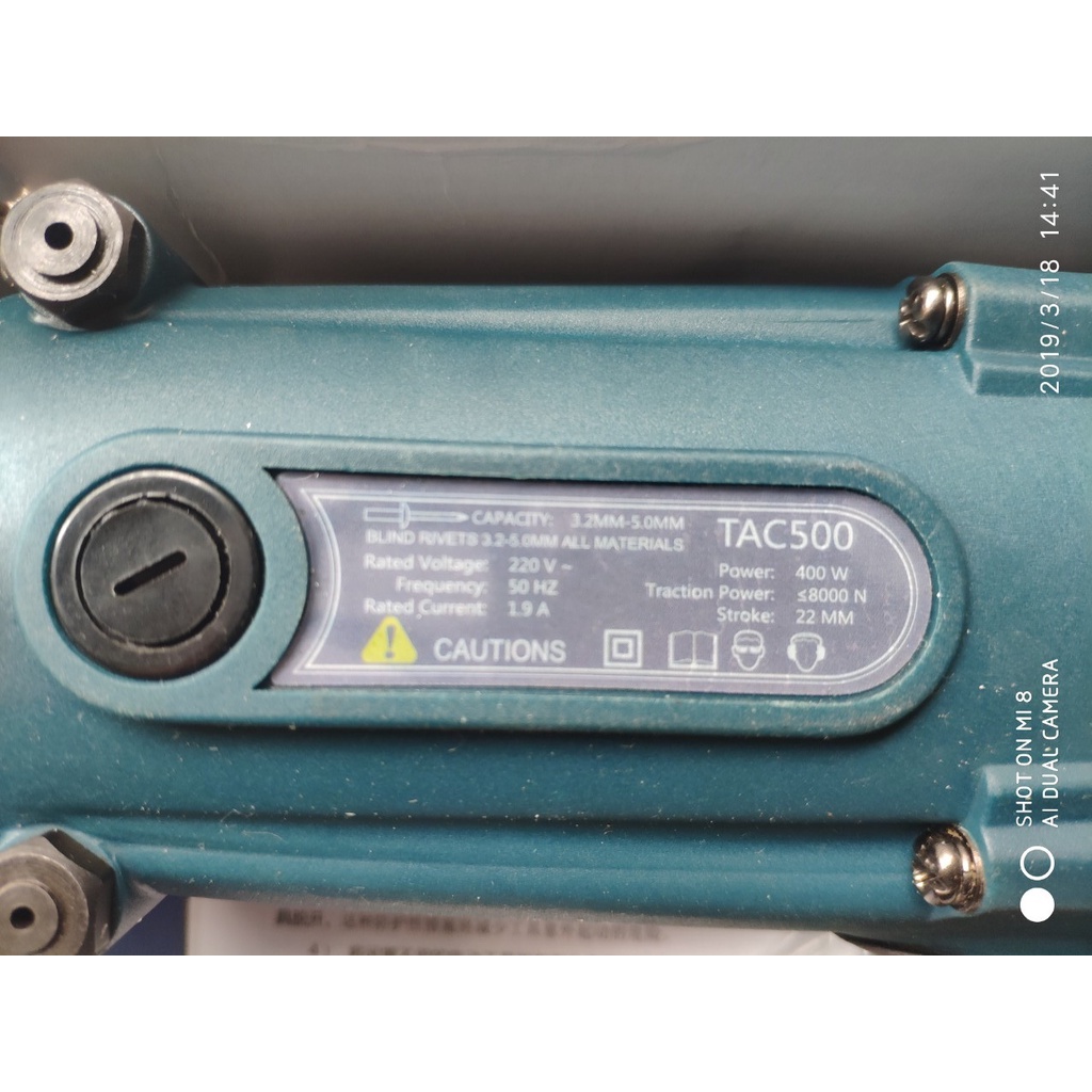 Súng Rút Đinh Bằng Điện 220V TimeProof TAC 500