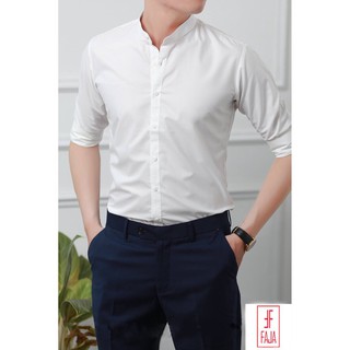 ÁO SƠ MI NAM CỔ TÀU, SƠ MI CỔ TRỤ  KIỂU DÁNG ĐẸP