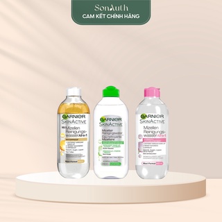 Tẩy trang Garnier Solution Micellarie Tout En1 400ml [Nội địa Pháp]