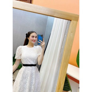 Váy ren cao cấp tay bồng