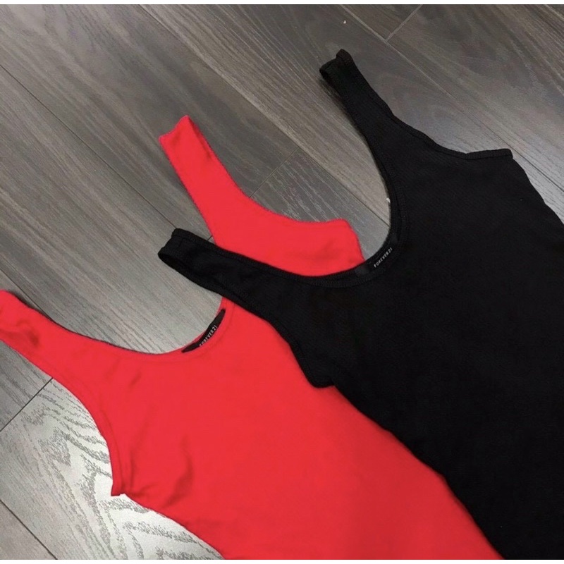 BEUCLOSET - Bodysuit thun gân nút bấm F21 | BigBuy360 - bigbuy360.vn