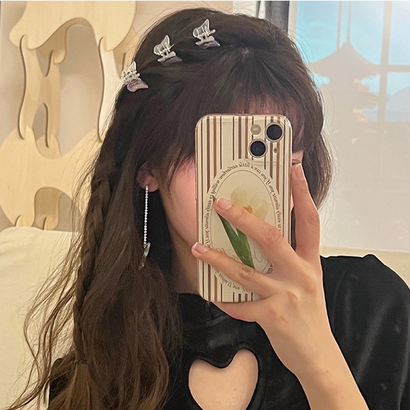 1 Kẹp Tóc Hình Bướm 3D Phong Cách Hàn Quốc Dành Cho Nữ