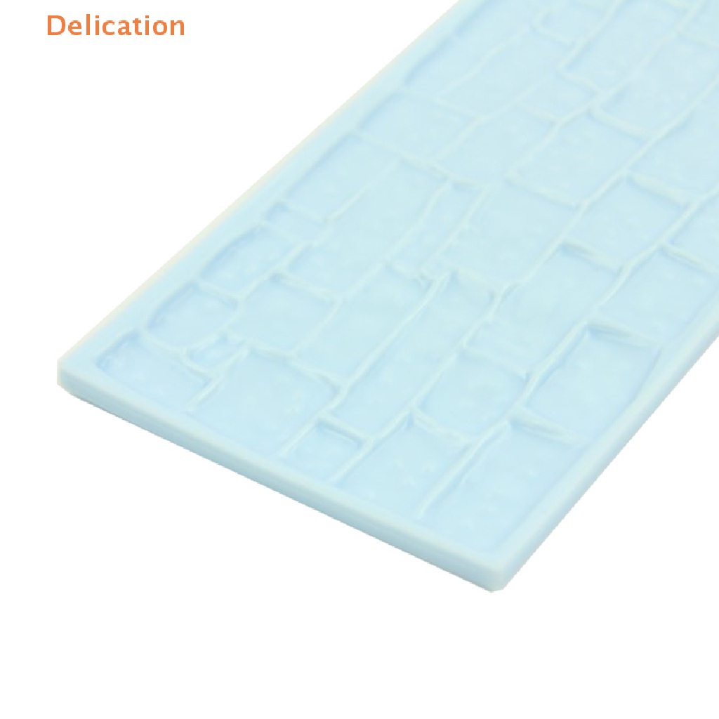 Set 2 Khuôn Làm Bánh Hình Bức Tường Gạch Lát Trang Trí Nhà Bếp