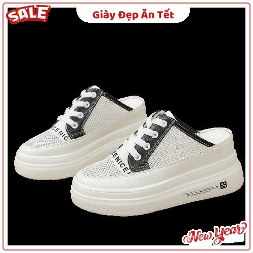 Giày sục thể thao phối lưới Nicen | BigBuy360 - bigbuy360.vn