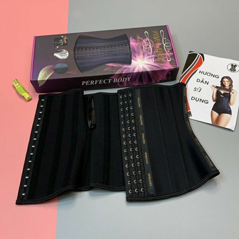 Đai nịt bụng Vitalatex 13 xương cao 26cm hàng cao cấp Italy