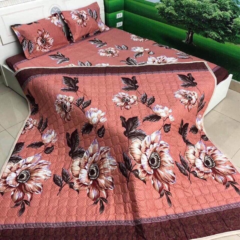 BIG SALE : Set hè chăn ga gối cotton 3D | BigBuy360 - bigbuy360.vn