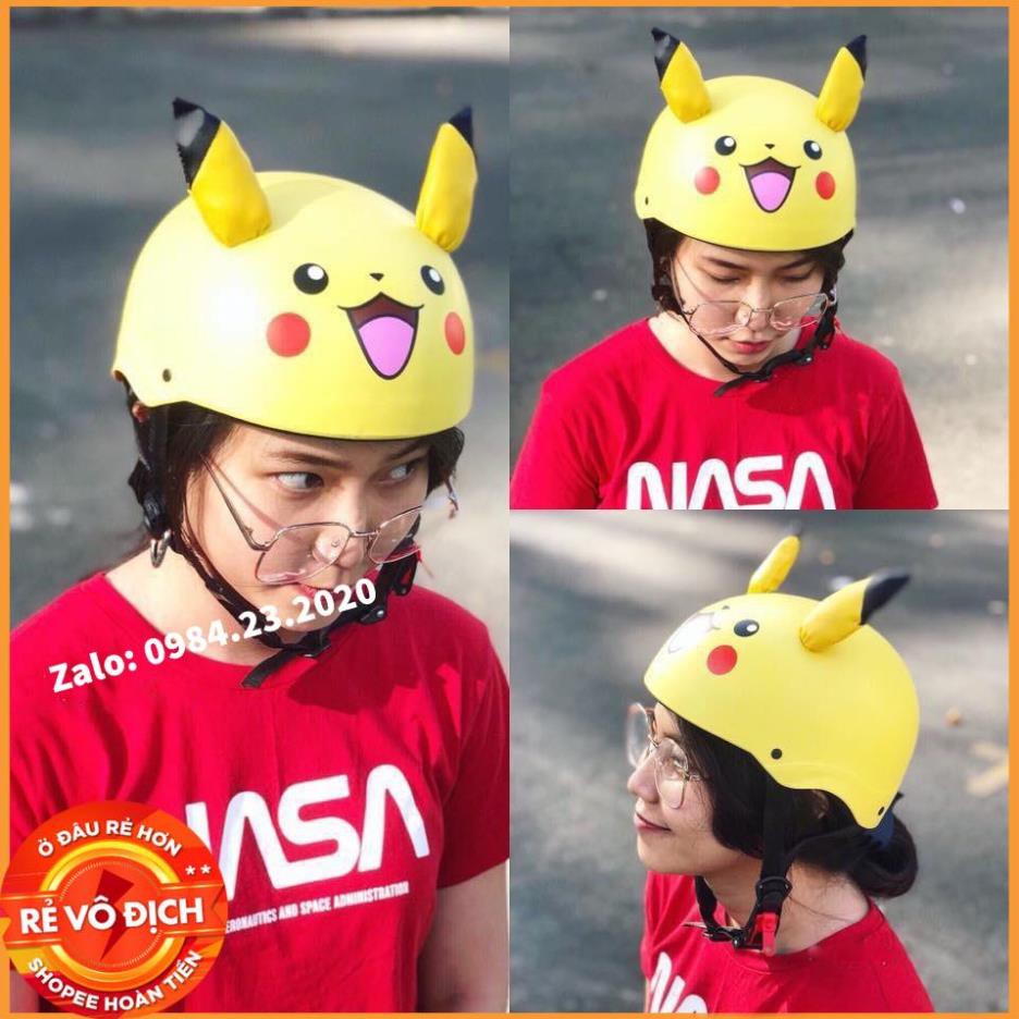 Mũ nửa đầu 1/2 Pikachu