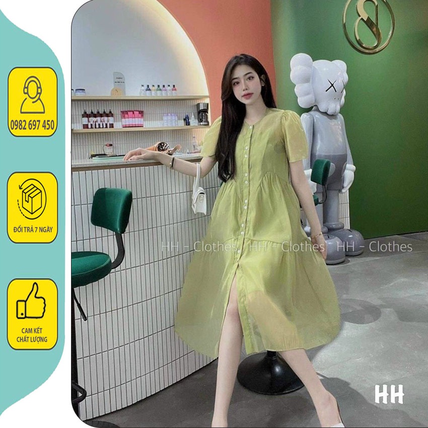 VÁY BẦU MÙA HÈ MẶC LÊN XINH XẮN - ĐẦM BẦU DÁNG XUÔNG, TIỂU THƯ 2 LỚP TƠ LỤA MỀM MÁT. THOẢI MÁI