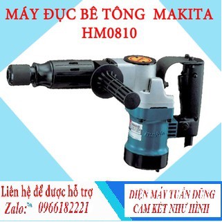 MAKITA-HM0810 MÁY ĐỤC BÊ TÔNG [CAM KẾT CHÍNH HÃNG]