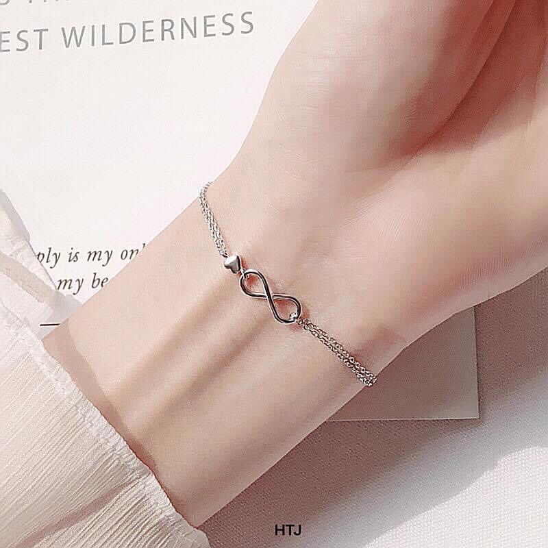 lắc tay , vòng tay ⚡️siêu hot⚡️ vòng tay bạc nữ , lắc tay bạc vô cực cá tính - OCEAN JEWERLY | BigBuy360 - bigbuy360.vn