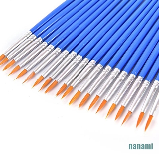 Bộ 10 Cọ Vẽ Màu Nước Nhiều Kiểu Dáng
