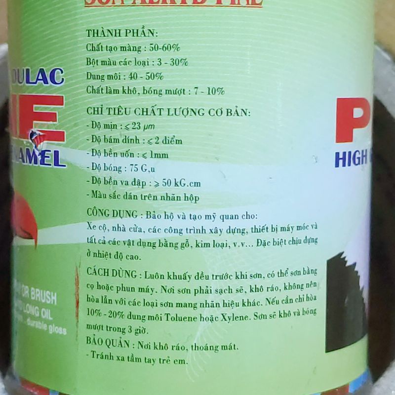 Sơn dầu PINE lọ 80g có nhiều màu