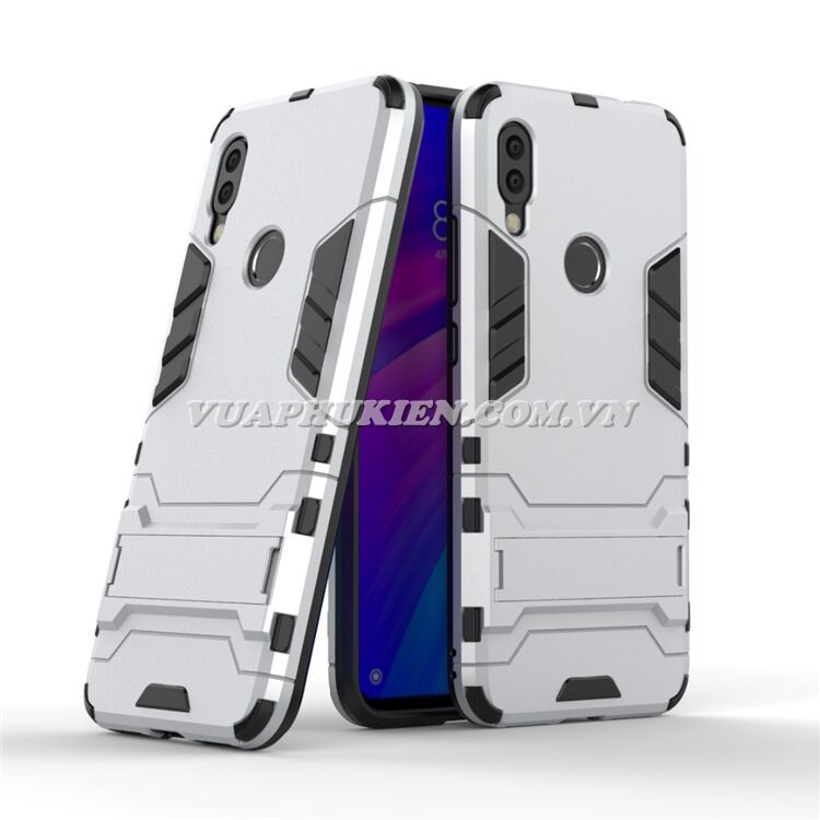 Ốp lưng Iron Man chống sốc cho Xiaomi Redmi 7, Redmi 7A, Redmi 6, Redmi 6A, Redmi 6 Pro, Redmi 5, Redmi 4X -Có chân dựng