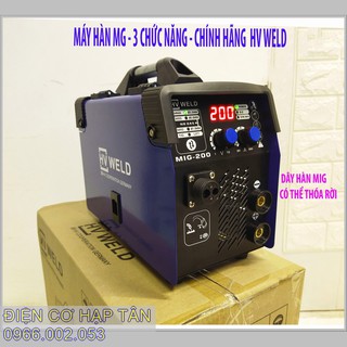 Máy hàn hv weld mig – 4 chức năng dây mig có thể tháo rời