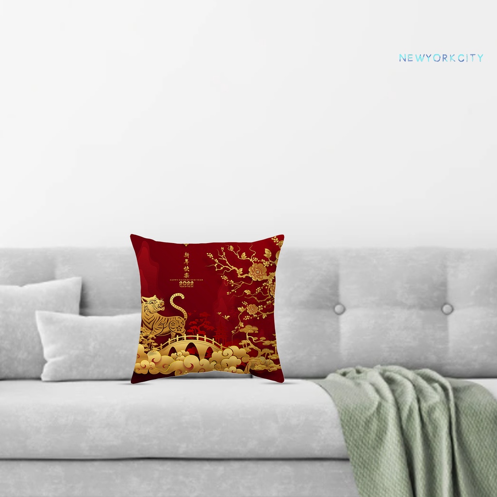 Vỏ gối bằng polyester in họa tiết dễ thương thoải mái trang trí hàng ngày 2022