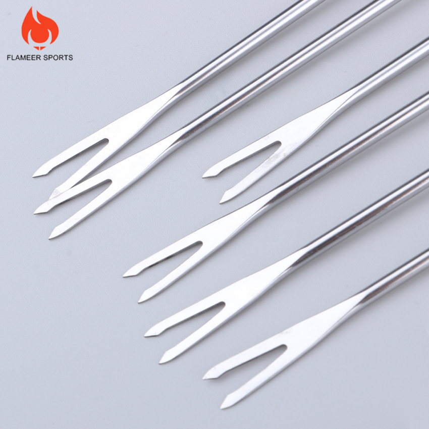 Set 6 Xiên Nướng Bbq Bằng Thép Không Gỉ