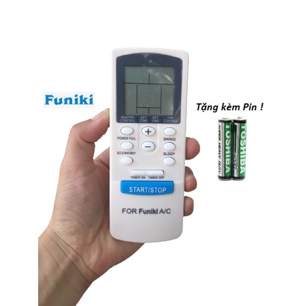 Điều Khiển điều hòa Funiki,remote điều hòa Funiki Start/stop