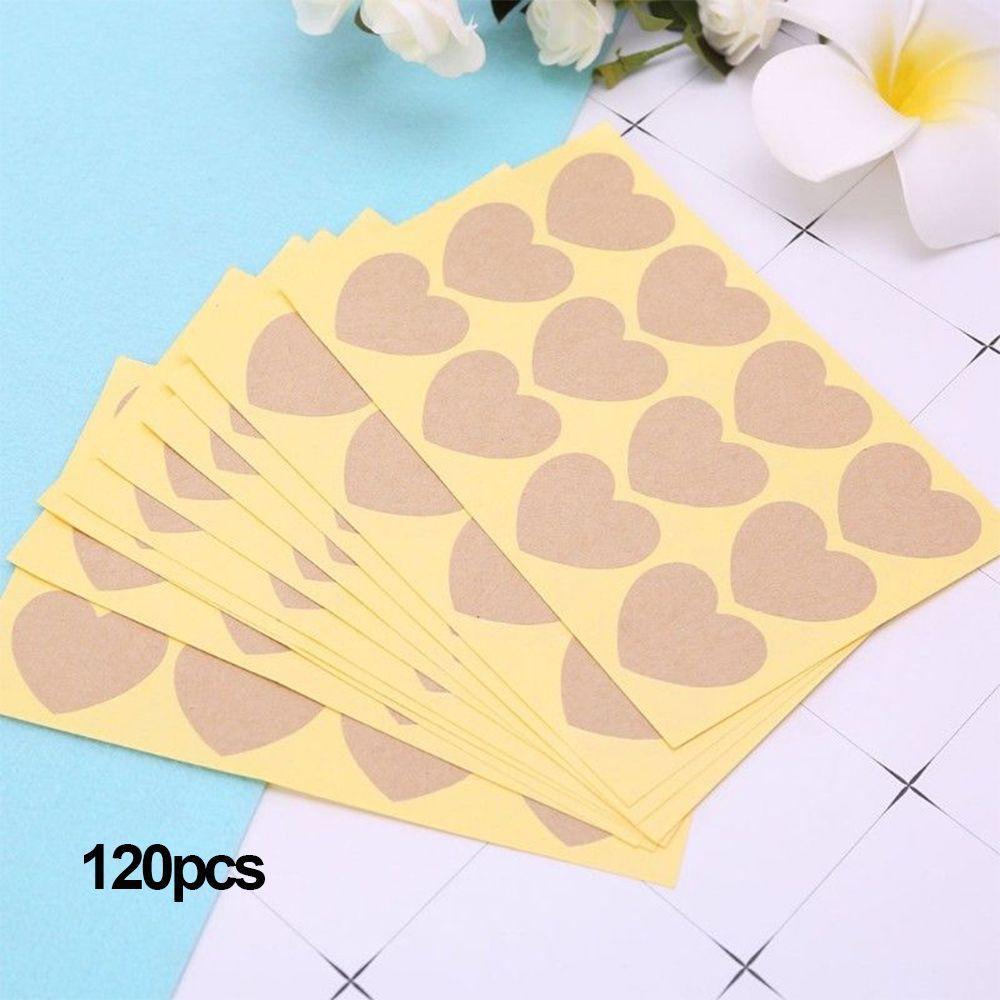 Set 120 Nhãn Dán Trang Trí Bánh Kẹo Bằng Giấy Tự Dính DIY