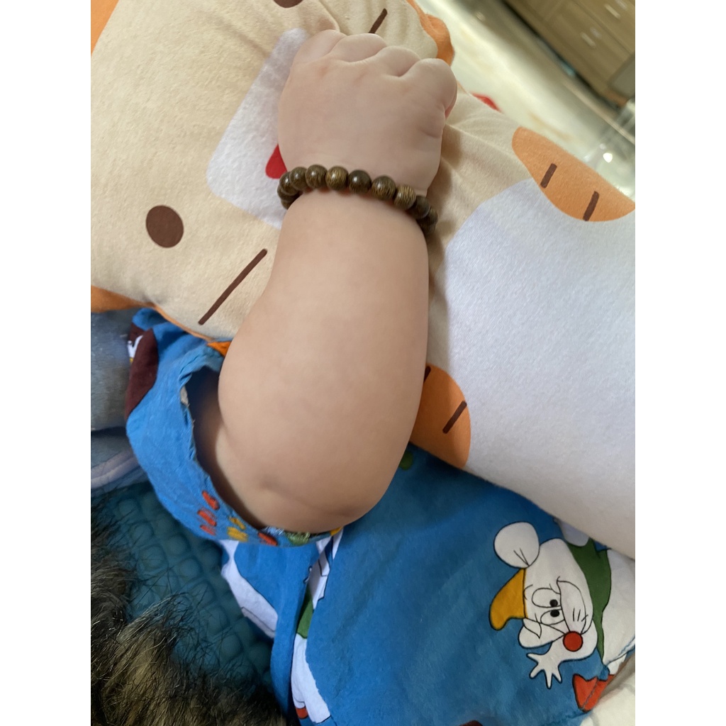 VÒNG TAY TRẦM HƯƠNG CHO BÉ - GIÚP BÉ NGỦ NGON