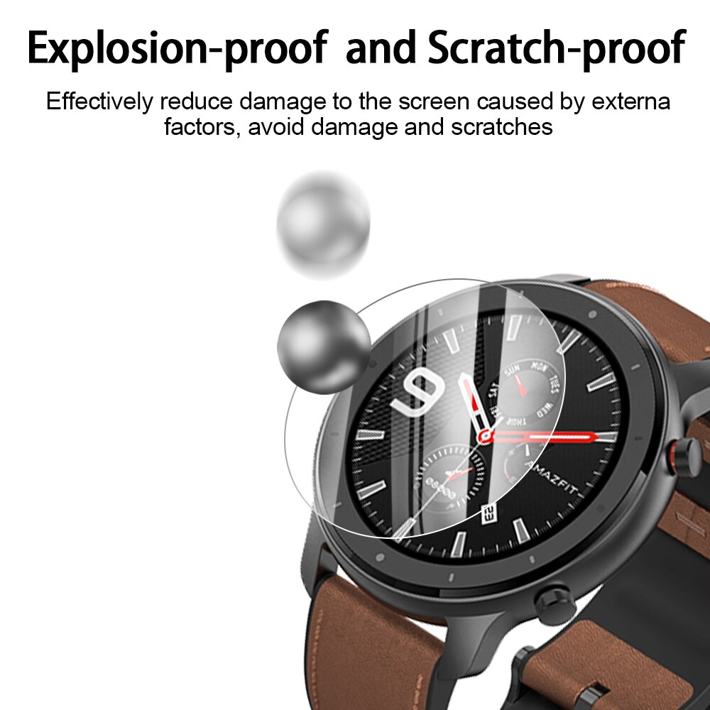 AMAZFIT Set 5 Kính Cường Lực 9h Bảo Vệ Màn Hình Cho Amazfit Gtr 42mm 47mm