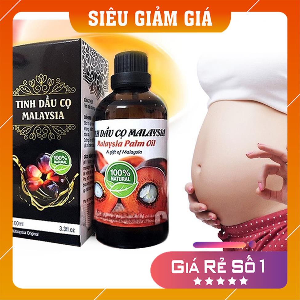 Tinh Dầu Cọ Malaysia Lọ 100ml Cho Mẹ Trước Và Sau Sinh