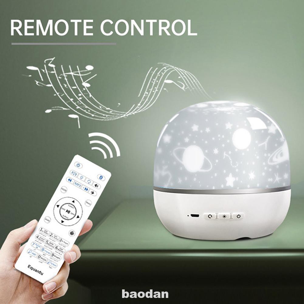 Home Desktop Multifunctional Remote Control USB Charging Muslim Wireless Bluetooth Quran Speaker Projection Lamp