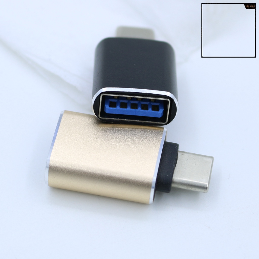 Đầu Chuyển Đổi Type-C Sang Usb 3.0 Otg Mini Bằng Kim Loại Cho Điện Thoại Di Động