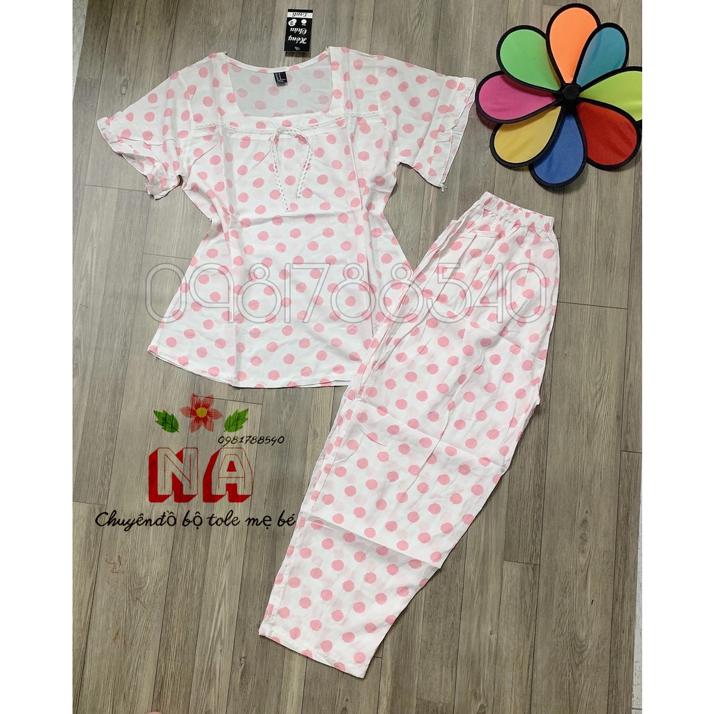 [ ĐỒ BỘ TOLE ] 9 TẤC CỔ VUÔNG PHỐI REN ( 45-75KG) | BigBuy360 - bigbuy360.vn