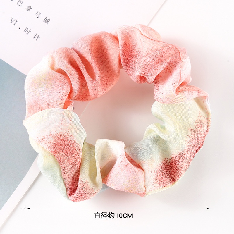 Dây Buộc Tóc Vải Co Giãn Màu Sắc Gradient Đơn Giản Dễ Phối Đồ