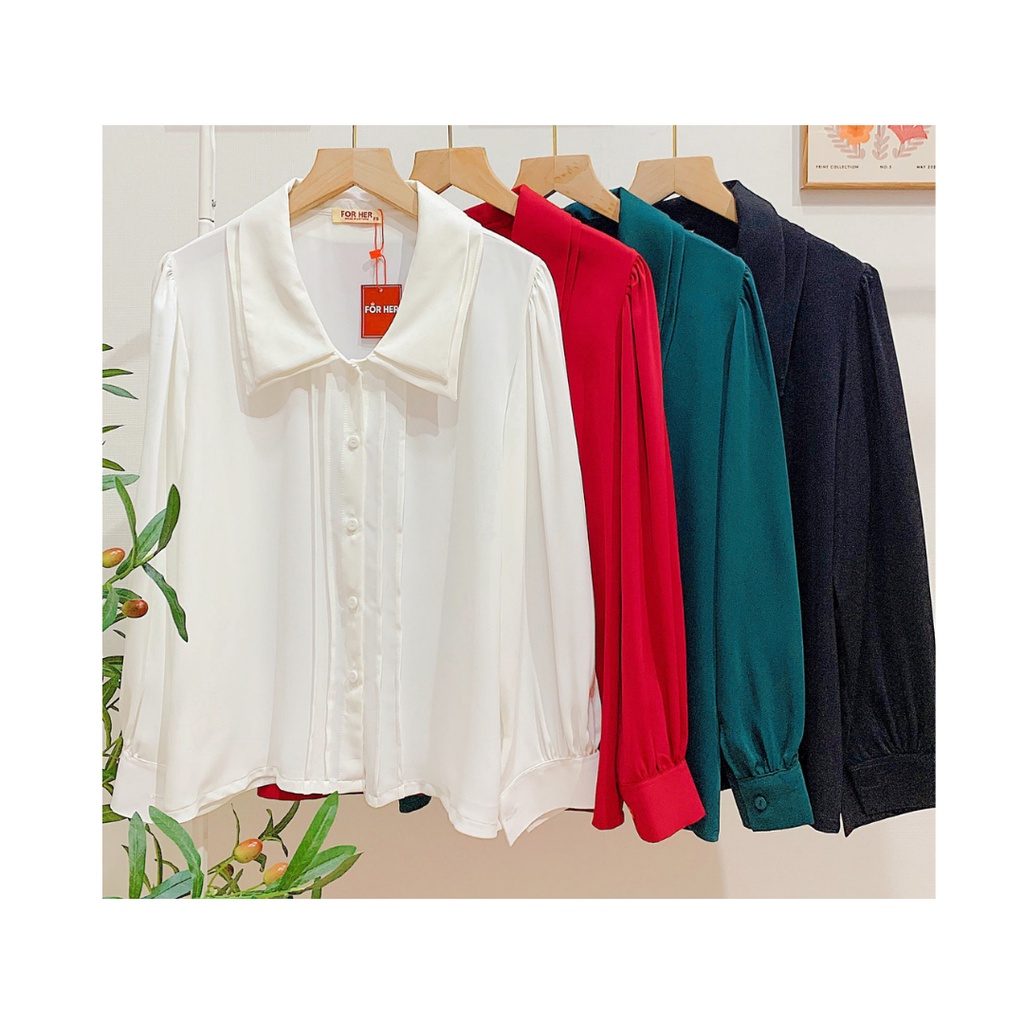Áo Xếp Ly FOR HOR Tay Dài AO0600