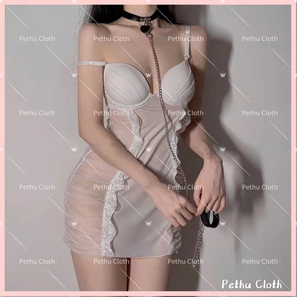 （Q1,HCM)🤞Đồ ngủ nữ sexy Có mút đệm ngực2 dây Chất Thun Tăm Mềm Mại Mặc Ngủ Thoải Mái 40-65kg--023