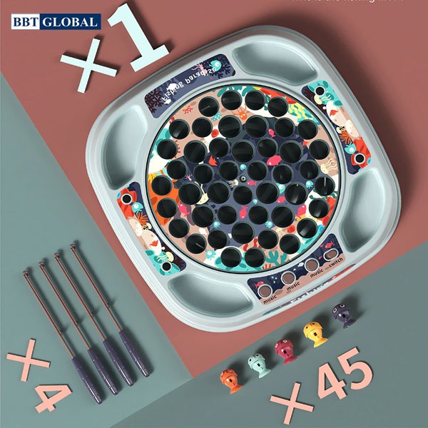 Đồ chơi câu cá, câu vịt cho bé nhiều chi tiết có nhạc BBT GLOBAL