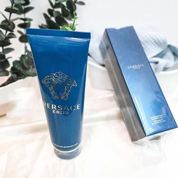 Sữa tắm nước hoa nam Versace Eros 250ml (Xanh dương)