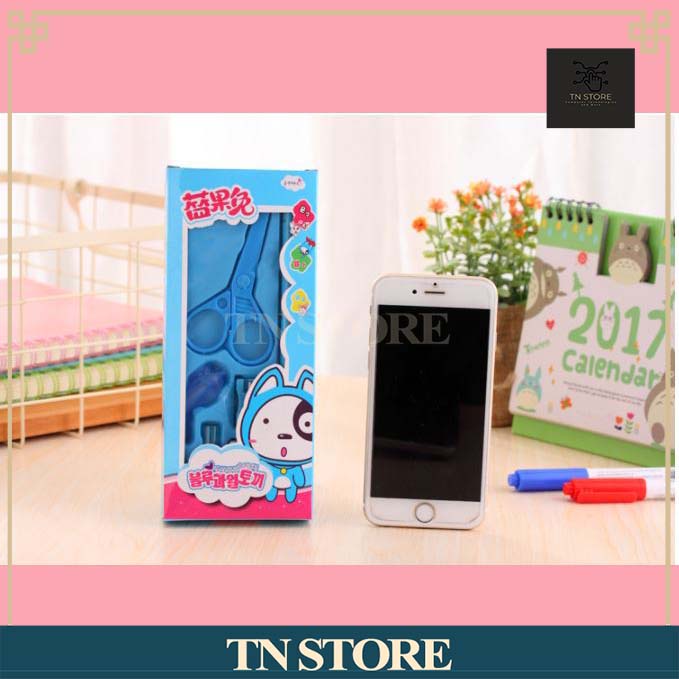Bộ dụng cụ học sinh 6 món cực xinh màu hồng và màu xanh
