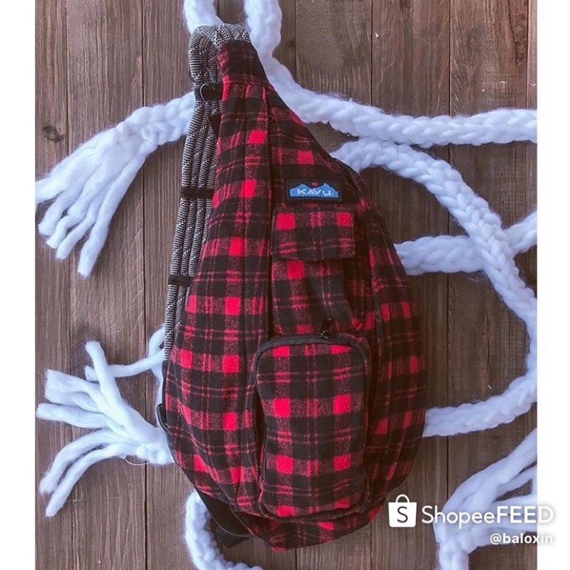 Túi đeo chéo vải canvas Rope Bag Túi đeo chéo canvas thời trang nam nữ size lớn đi học đi chơi phong cách Hàn Quốc