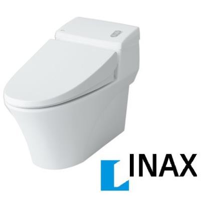 Bàn cầu 1 khối cao cấp INAX AC1008VRN, công nghệ Aqua ceramic, nắp rơi êm, 2 nhấn tiết kiệm nước, bảo hành 10 năm