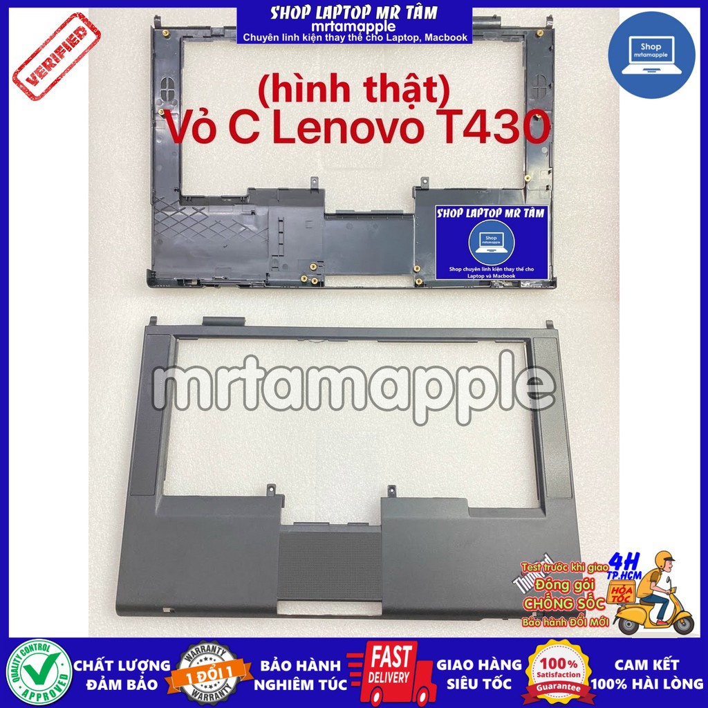 (COVER) VỎ C (MẶT ĐỰNG BÀN PHÍM) LAPTOP LENOVO T430 (NO TOUCHPAD) dùng cho Thinkpad T430 T430i