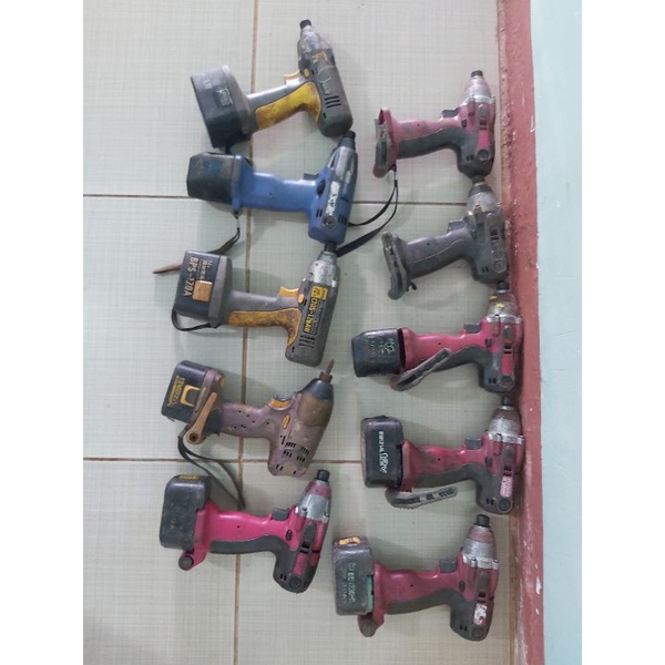 Combo 10 bắn vít Nhật bãi Makita, Cid ...