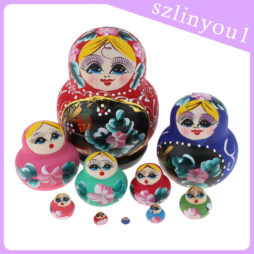 Bộ 10 Búp Bê Nga Matryoshka