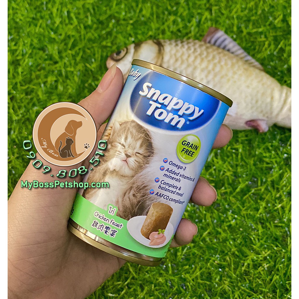 Pate Snappy Tom cho mèo con 150g